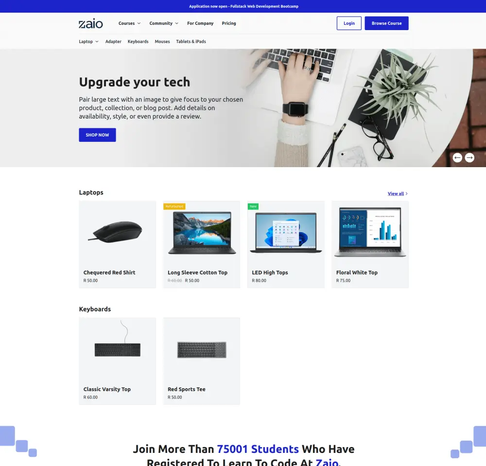 Hero image showcasing Shopify theme development agency expertise