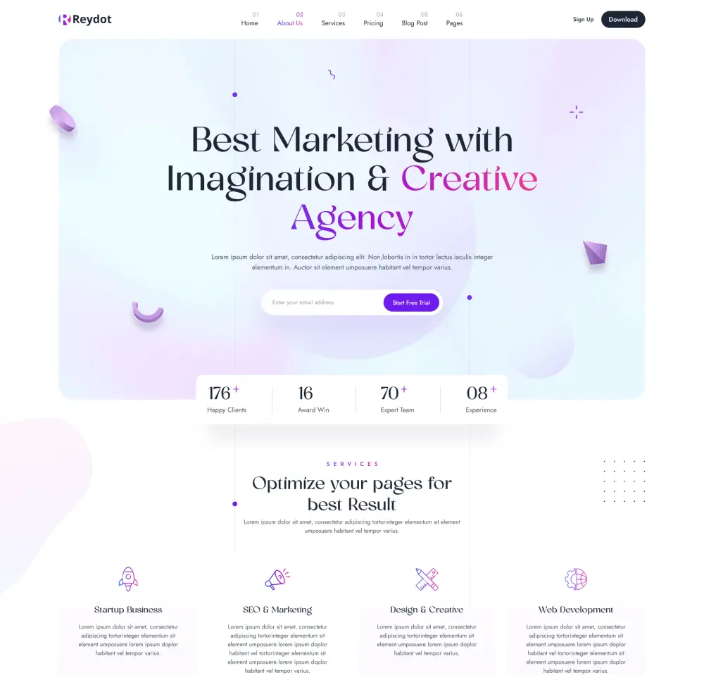 Custom Webflow website designed and developed by ElectronThemes Webflow agency