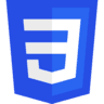 CSS3 logo- stylesheet language powering responsive Webflow sites